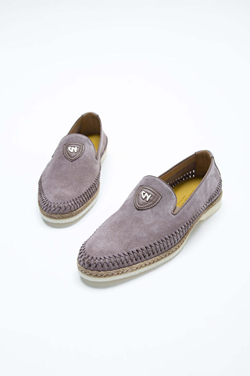 Giampiero Nicola Erkek Hakiki Deri Metalik Loafer Ayakkabı - Görsel 6