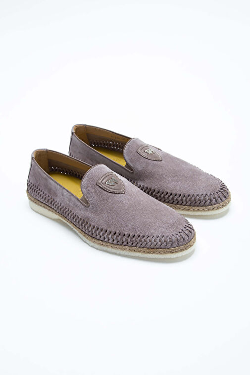 Giampiero Nicola Erkek Hakiki Deri Metalik Loafer Ayakkabı - Görsel 7