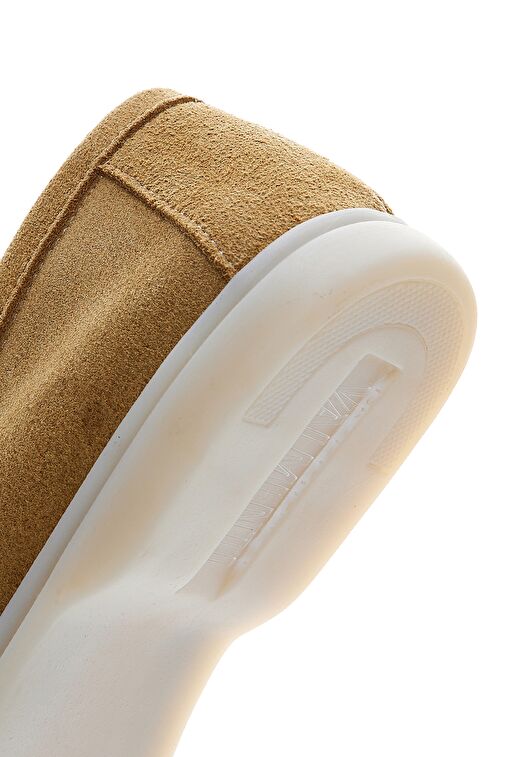 Valmenti Lucio Erkek Camel Süet Hakiki Deri Loafer Ayakkabı - Görsel 6