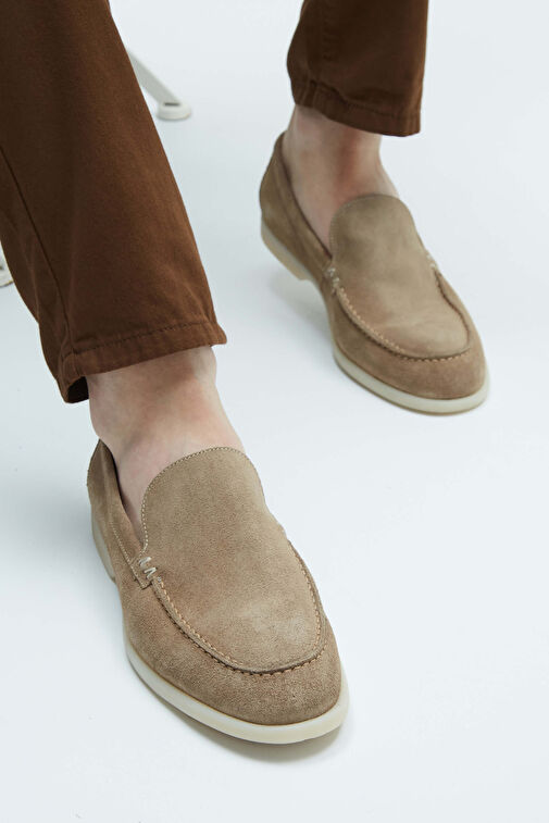 Tamer Tanca Tamer Tanca Bej Erkek Süet Loafer 01 1000 ERK AYK Y23 Boyner'de! Bej - 5. görsel