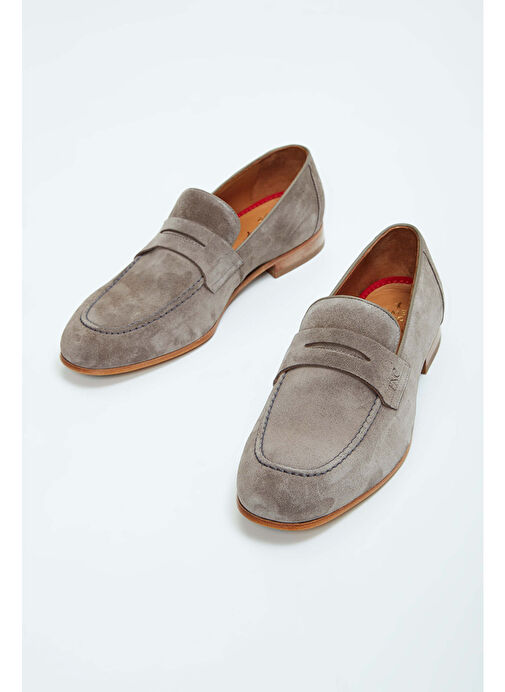 Tamer Tanca Erkek Hakiki Deri Kahverengi Loafer Ayakkabı - Görsel 6