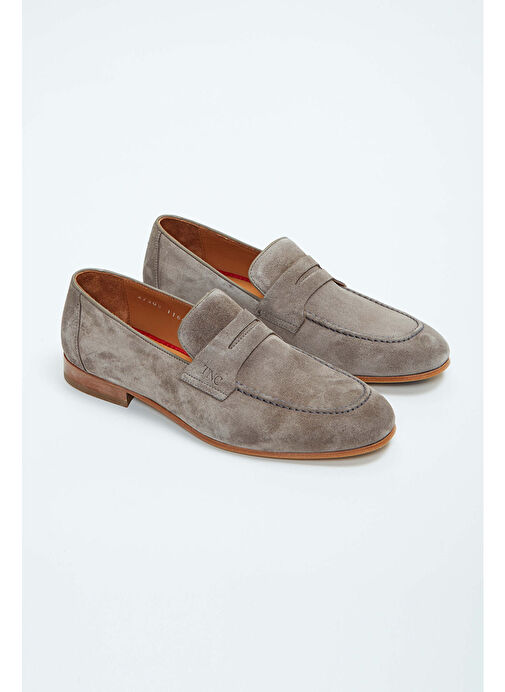 Tamer Tanca Erkek Hakiki Deri Kahverengi Loafer Ayakkabı - Görsel 7