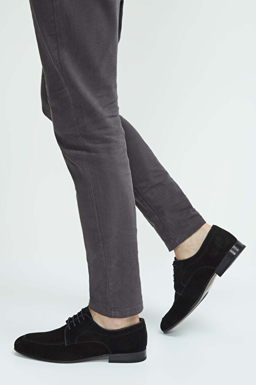 Tamer Tanca Siyah Erkek Süet Günlük Ayakkabı 183 27302 ERK AYK SK23/24 - Görsel 2