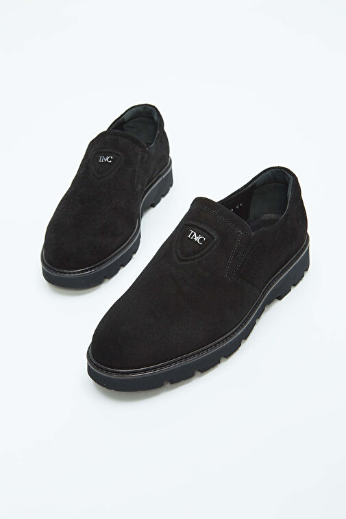 Tamer Tanca Siyah Erkek Deri Günlük Ayakkabı 183 26657 ERK AYK SK23/24 - Görsel 2