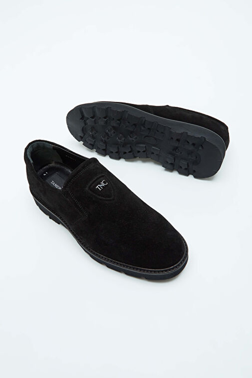 Tamer Tanca Siyah Erkek Deri Günlük Ayakkabı 183 26657 ERK AYK SK23/24 - Görsel 4