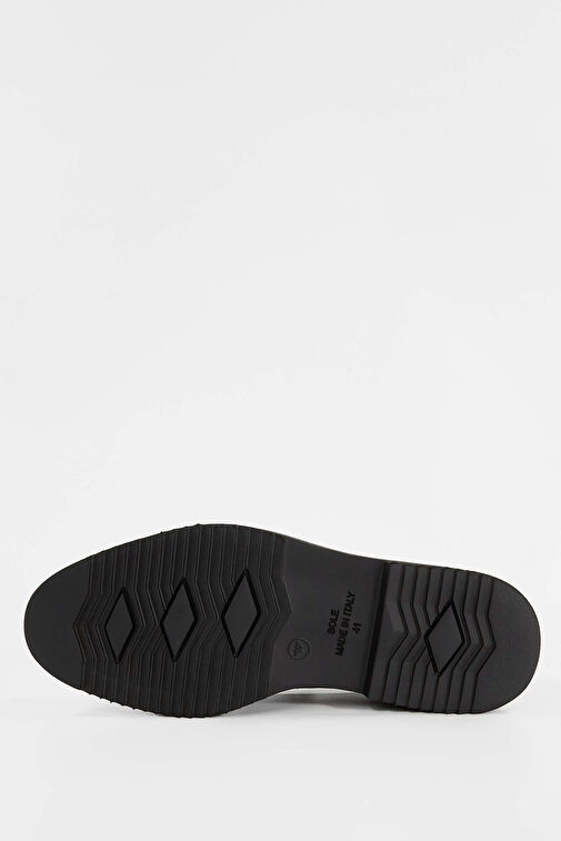 Tamer Tanca Siyah Erkek Deri Loafer 183 27351 ERK AYK SK23/24 - Görsel 6