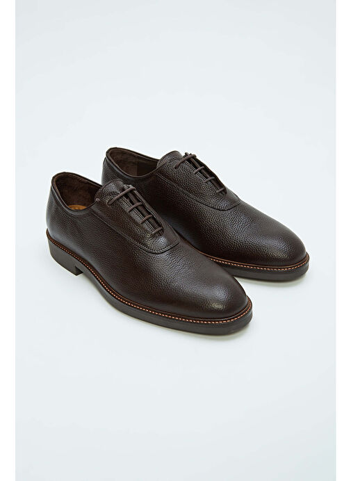 Tamer Tanca Erkek Hakiki Deri Kahverengi Casual Ayakkabı - Görsel 3