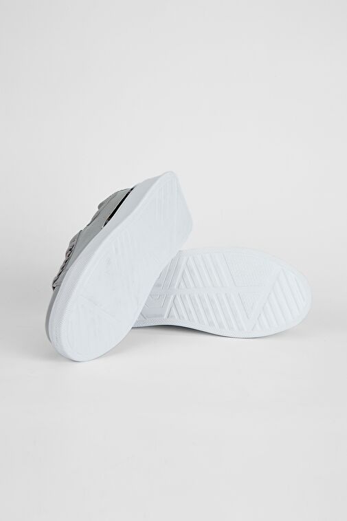 Valmenti Erkek Gri Suni Deri Sneakers & Spor Ayakkabı - Görsel 9