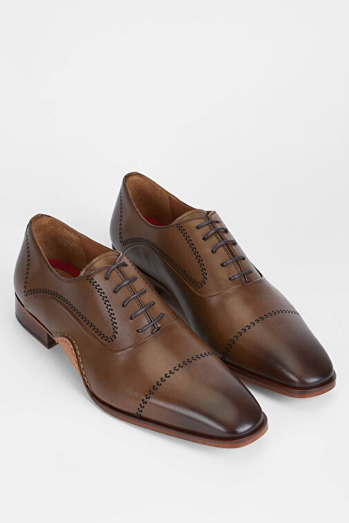 Tamer Tanca Siyah Erkek Deri Klasik Ayakkabı 987 010 ERK AYK SK23/24 - Görsel 3