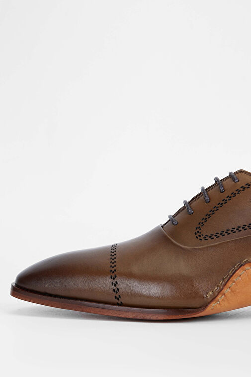 Tamer Tanca Siyah Erkek Deri Klasik Ayakkabı 987 010 ERK AYK SK23/24 - Görsel 5