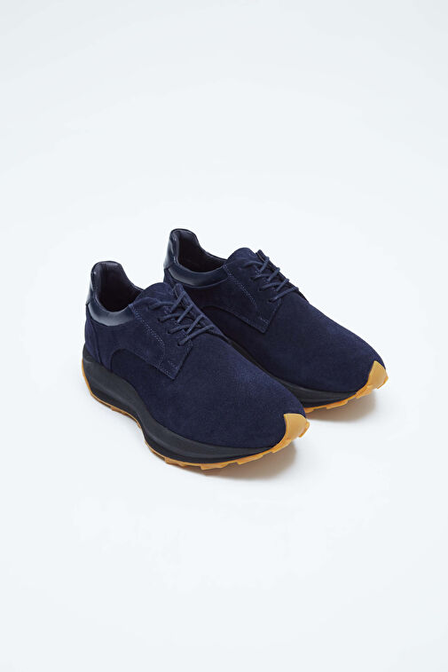 Tamer Tanca Kahverengi Erkek Süet Sneaker 698 1053-6 ERK AYK SK23/24 - Görsel 3