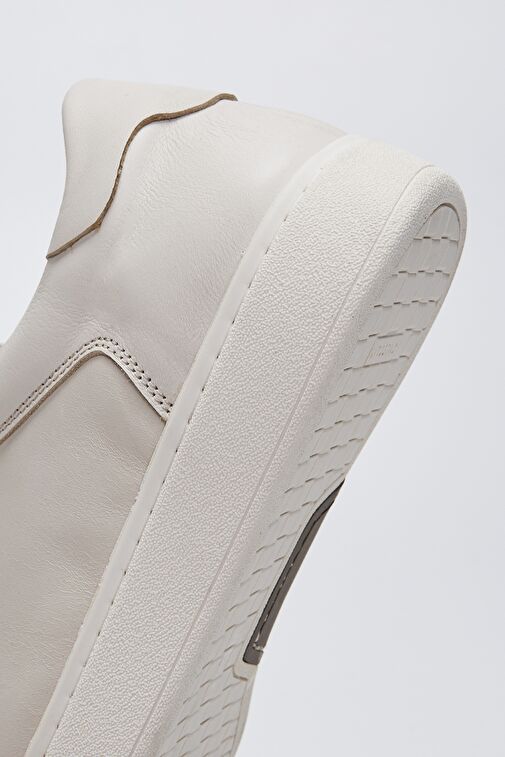 Valmenti Erkek Bej Hakiki Deri Sneakers & Spor Ayakkabı - Görsel 6