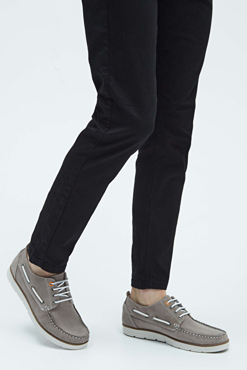 Tamer Tanca Erkek Hakiki Deri Taş Casual Ayakkabı - Görsel 3