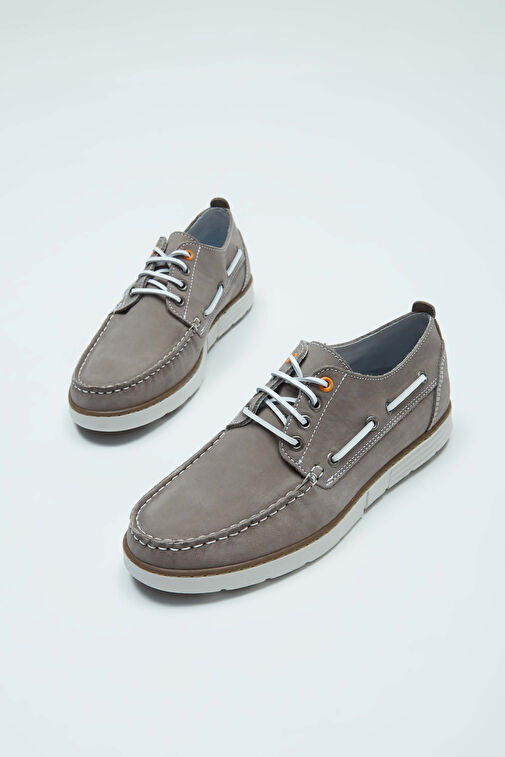 Tamer Tanca Erkek Hakiki Deri Taş Casual Ayakkabı - Görsel 6