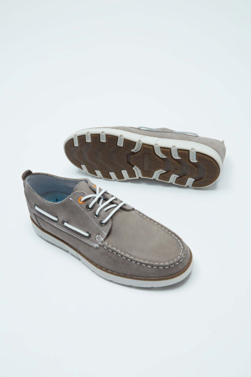 Tamer Tanca Erkek Hakiki Deri Taş Casual Ayakkabı - Görsel 8