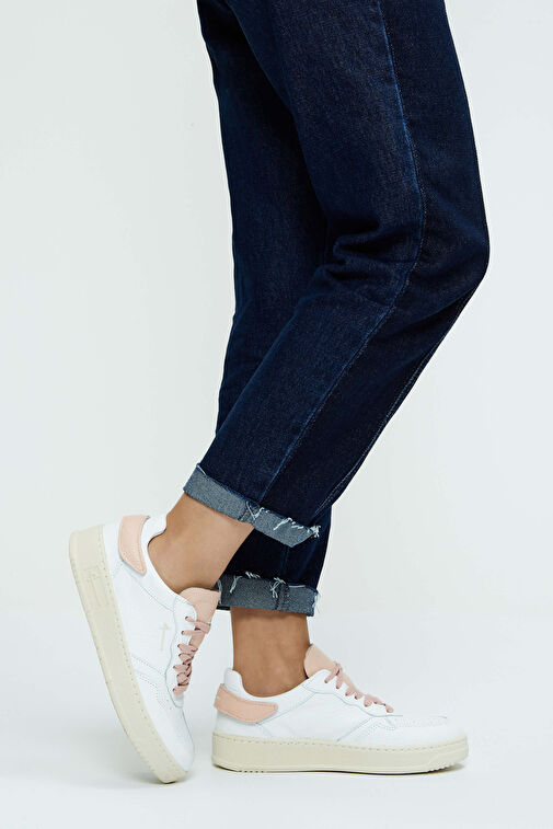 Fourline Kadın Hakiki Deri Pembe Sneakers & Spor Ayakkabı - Görsel 2