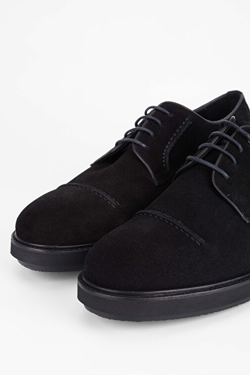 Tamer Tanca Siyah Erkek Deri Günlük Ayakkabı 183 21854 ERK AYK SK23-24 - Görsel 4