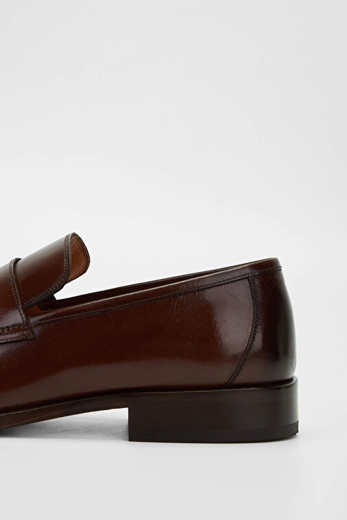 Tamer Tanca Erkek Hakiki Deri Taba Bufalo Makosen Ayakkabı - Görsel 5