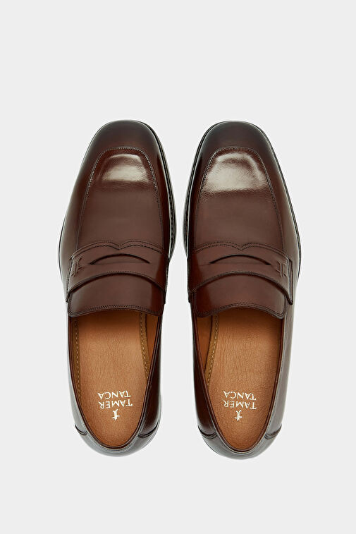 Tamer Tanca Erkek Hakiki Deri Taba Bufalo Makosen Ayakkabı - Görsel 6