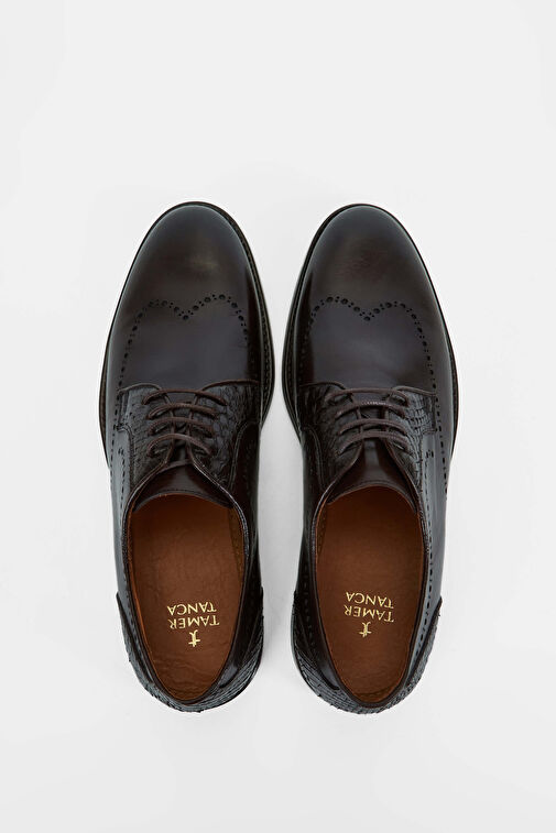 Tamer Tanca Siyah Erkek Deri Klasik Ayakkabı 183 22064 ERK AYK SK23/24 - Görsel 6