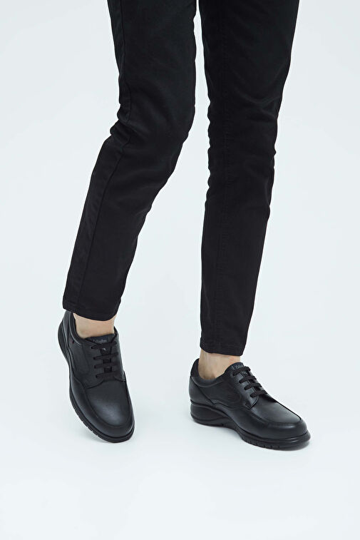 CALLAGHAN Erkek Hakiki Deri Siyah Casual Ayakkabı - Görsel 3