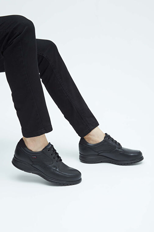 CALLAGHAN Erkek Hakiki Deri Siyah Casual Ayakkabı - Görsel 4