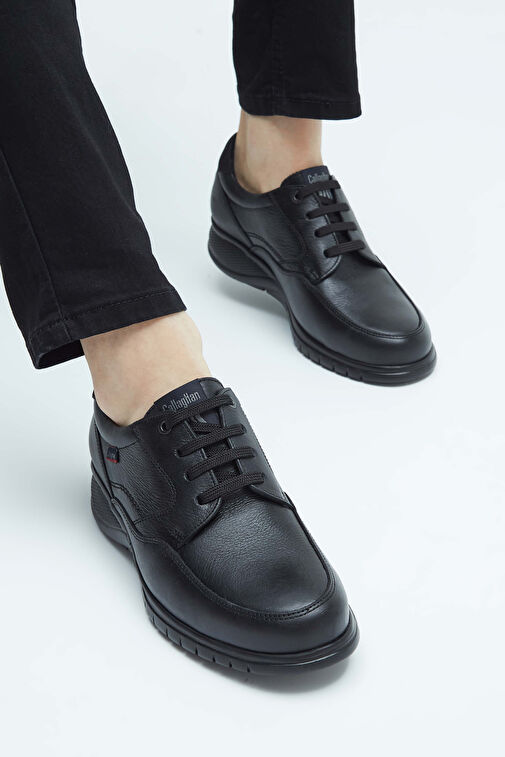 CALLAGHAN Erkek Hakiki Deri Siyah Casual Ayakkabı - Görsel 5