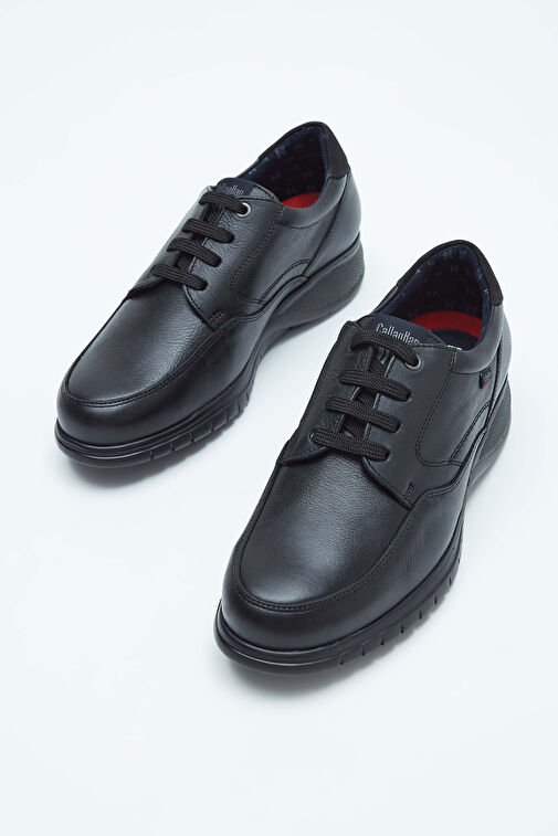 CALLAGHAN Erkek Hakiki Deri Siyah Casual Ayakkabı - Görsel 6