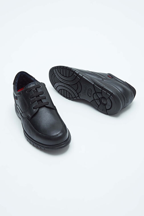 CALLAGHAN Erkek Hakiki Deri Siyah Casual Ayakkabı - Görsel 8