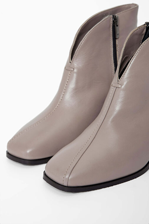 Tamer Tanca Kadın Hakiki Deri Vizon Casual Bot - Görsel 4