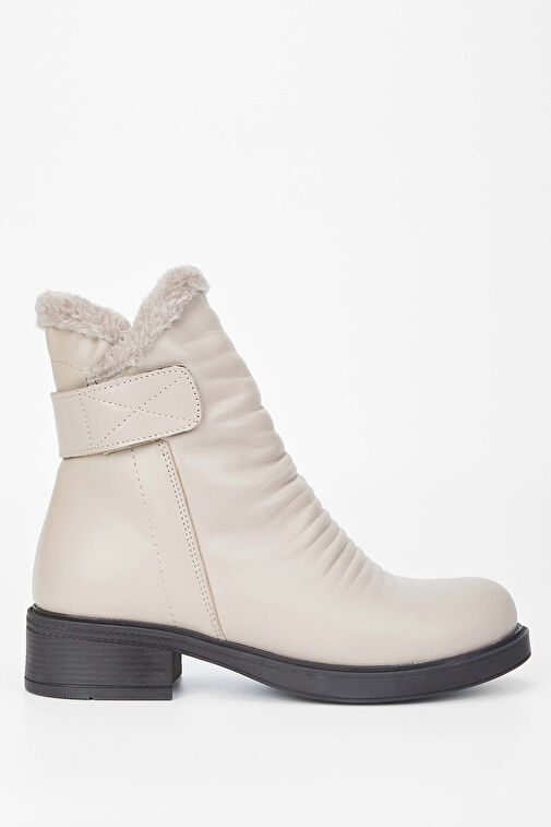 Tamer Tanca Kadın Hakiki Deri Vizon Casual Bot - Görsel 2