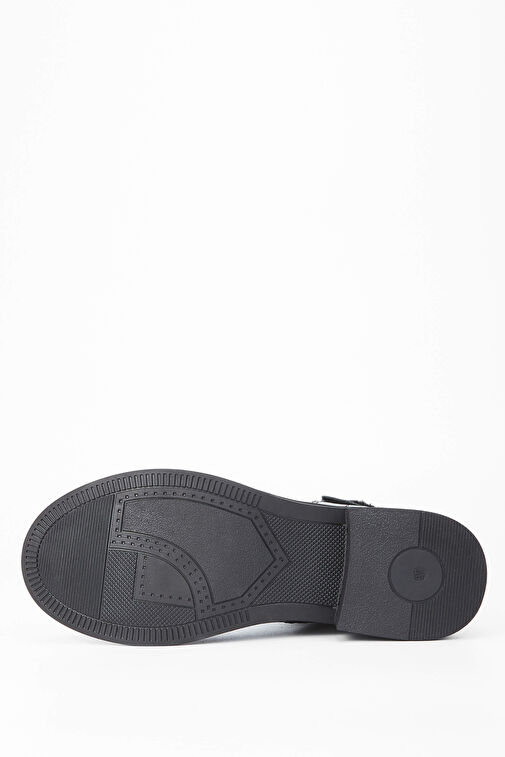 Tamer Tanca Kadın Hakiki Deri Siyah Casual Bot - Görsel 7