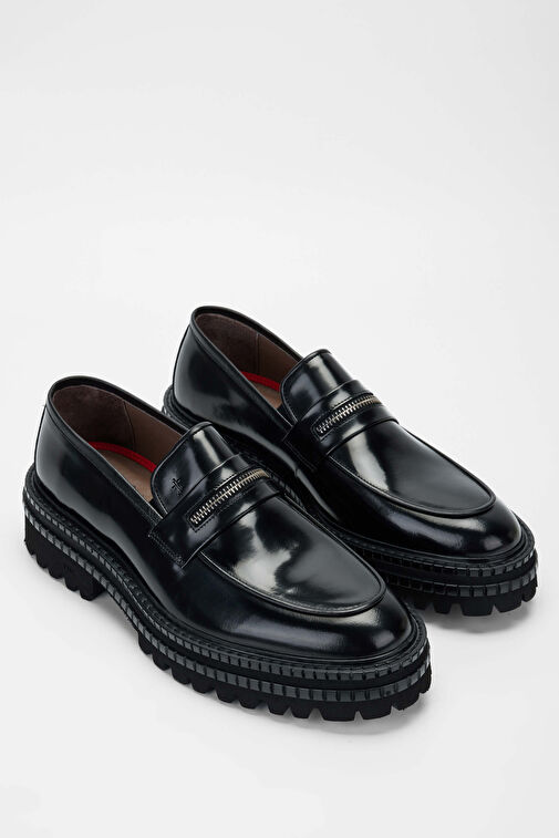 Tamer Tanca Kahverengi Erkek Deri Loafer 537 3252 ERK AYK SK23/24 - Görsel 2