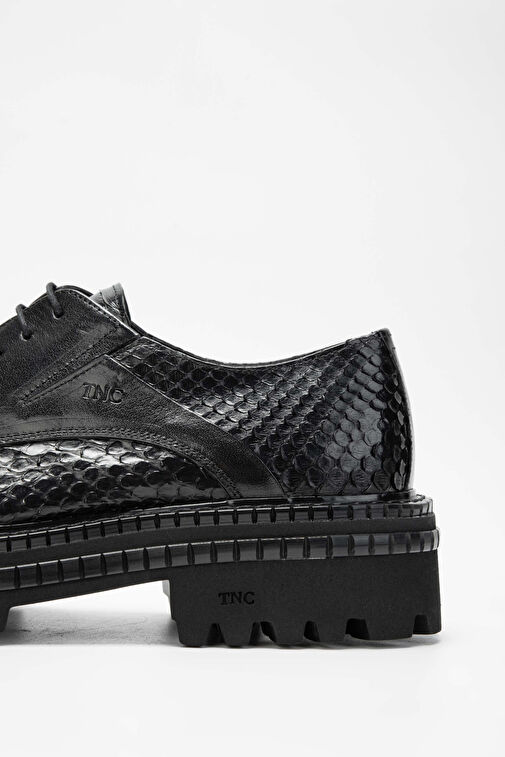 Tamer Tanca Siyah Erkek Deri Günlük Ayakkabı 537 3251 ERK AYK SK23/24 - Görsel 6