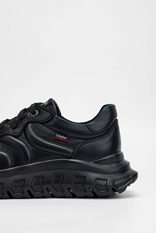 CALLAGHAN Erkek Hakiki Deri Siyah Deri Sneakers & Spor Ayakkabı - Görsel 5