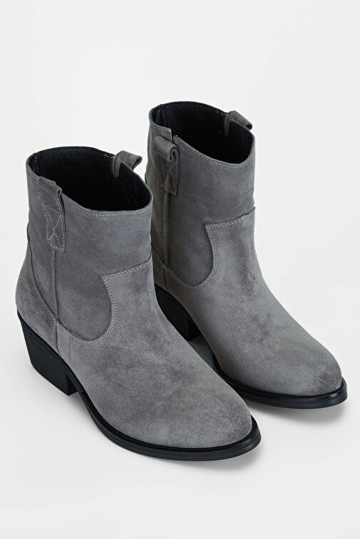 Tamer Tanca Kadın Hakiki Deri Vizon Western Bot - Görsel 3