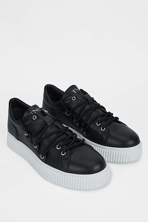 Tamer Tanca Erkek Hakiki Deri Lacivert Sneakers & Spor Ayakkabı - Görsel 3