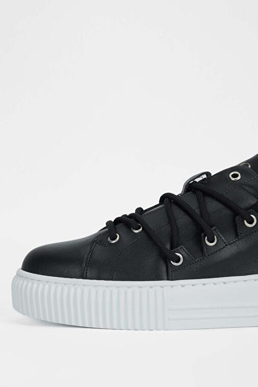 Tamer Tanca Erkek Hakiki Deri Lacivert Sneakers & Spor Ayakkabı - Görsel 4