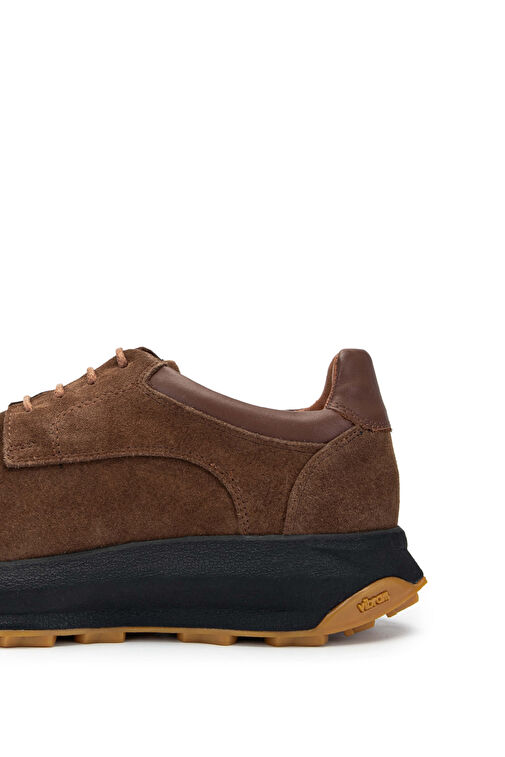 Tamer Tanca Erkek Hakiki Deri Coffee Sneakers & Spor Ayakkabı - Görsel 3