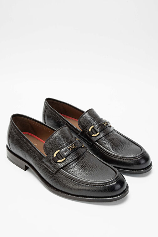 Tamer Tanca Erkek Hakiki Deri Kahverengi Loafer Ayakkabı - Görsel 3