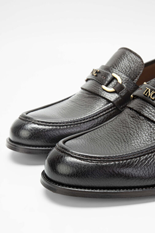 Tamer Tanca Erkek Hakiki Deri Kahverengi Loafer Ayakkabı - Görsel 4