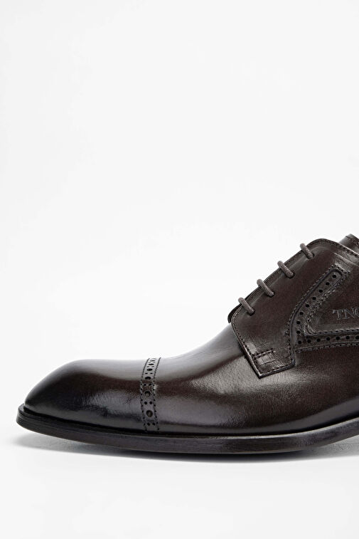 Tamer Tanca Siyah Erkek Deri Klasik Ayakkabı 477 66905 ERK AYK SK23/24 - Görsel 5