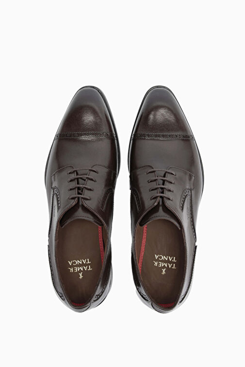 Tamer Tanca Siyah Erkek Deri Klasik Ayakkabı 477 66905 ERK AYK SK23/24 - Görsel 7
