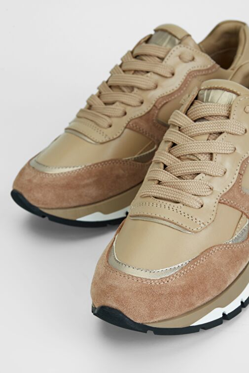 Valmenti Venus Kadın Çikolata Hakiki Deri Sneakers & Spor Ayakkabı - Görsel 4