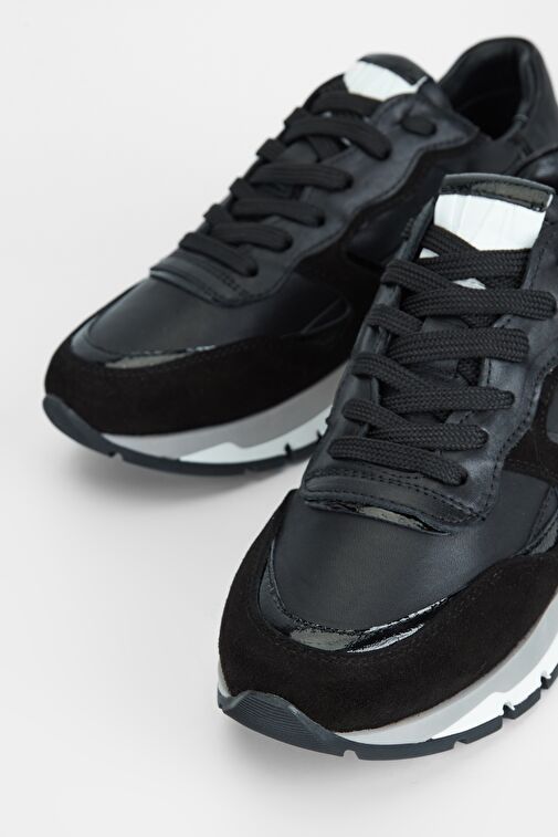 Valmenti Beyaz-Gri Kadın Deri Sneaker 996 119-1 BN AYK SK23/24 - Görsel 5