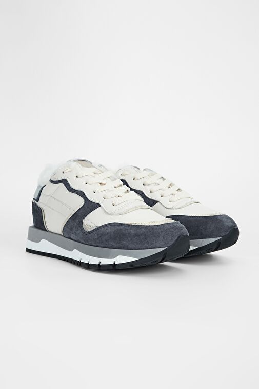 Valmenti Venus Kadın Mavi Hakiki Deri Sneakers & Spor Ayakkabı - Görsel 3