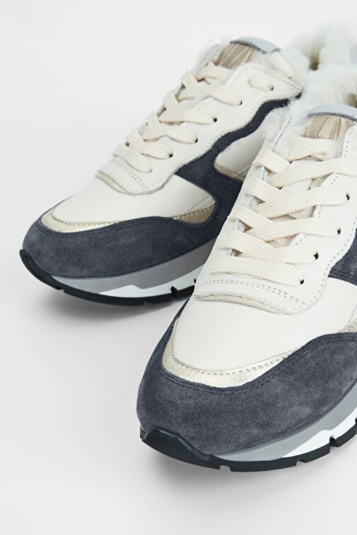 Valmenti Venus Kadın Mavi Hakiki Deri Sneakers & Spor Ayakkabı - Görsel 4