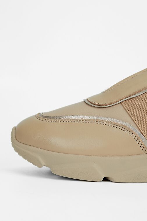 Valmenti Kadın Vizon Hakiki Deri Sneakers & Spor Ayakkabı - Görsel 5