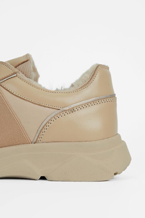 Valmenti Kadın Vizon Hakiki Deri Sneakers & Spor Ayakkabı - Görsel 6