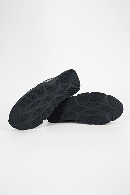 Valmenti Kadın Siyah Rugan Hakiki Deri Sneakers & Spor Ayakkabı - Görsel 7